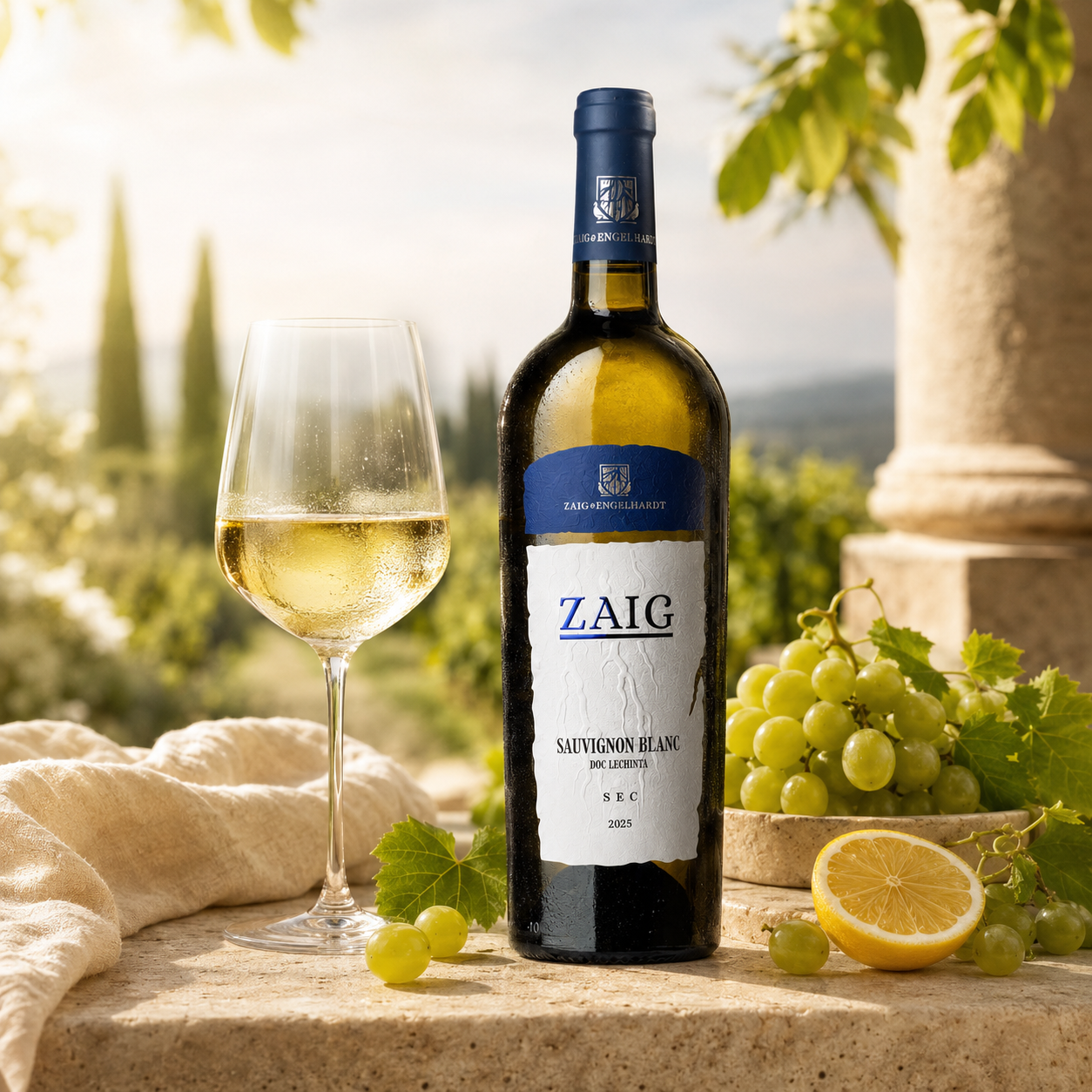 Sauvignon Blanc, DOC Lechința-Teaca, sec 2025 - imagine 2